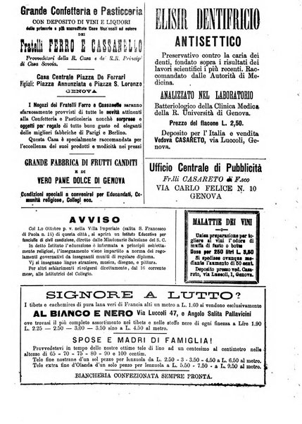 La settimana religiosa periodico religioso di Genova