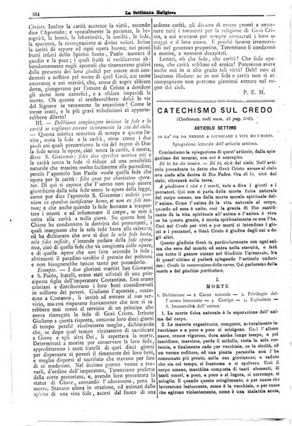 La settimana religiosa periodico religioso di Genova