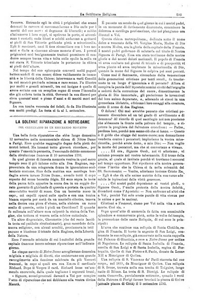 La settimana religiosa periodico religioso di Genova