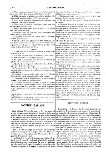 La settimana religiosa periodico religioso di Genova