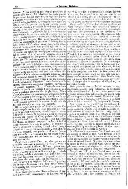 La settimana religiosa periodico religioso di Genova