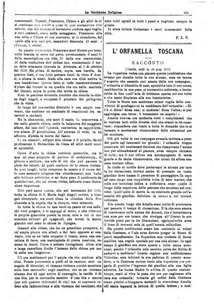 La settimana religiosa periodico religioso di Genova