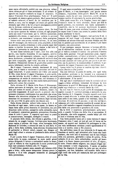 La settimana religiosa periodico religioso di Genova