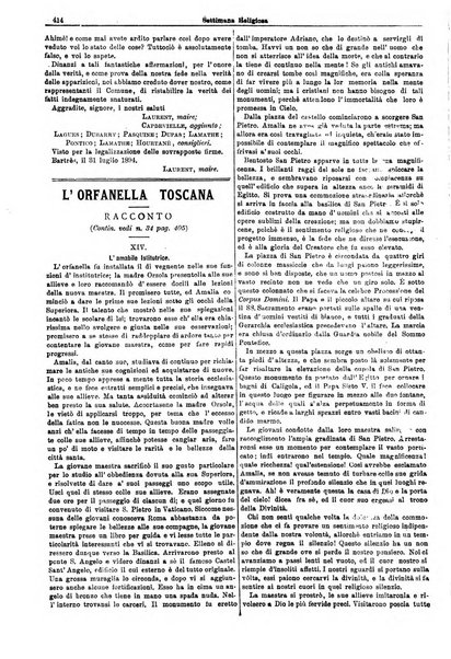 La settimana religiosa periodico religioso di Genova