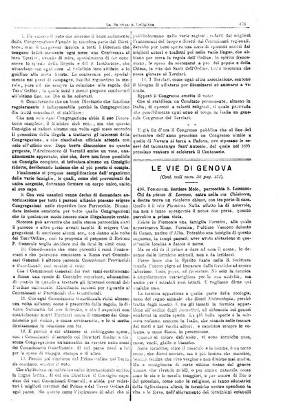 La settimana religiosa periodico religioso di Genova