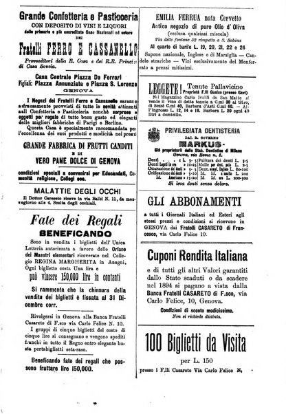 La settimana religiosa periodico religioso di Genova