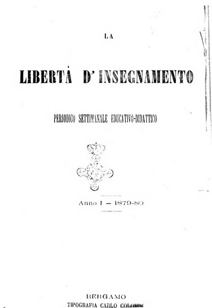 La libertà d'insegnamento periodico settimanale educativo didattico