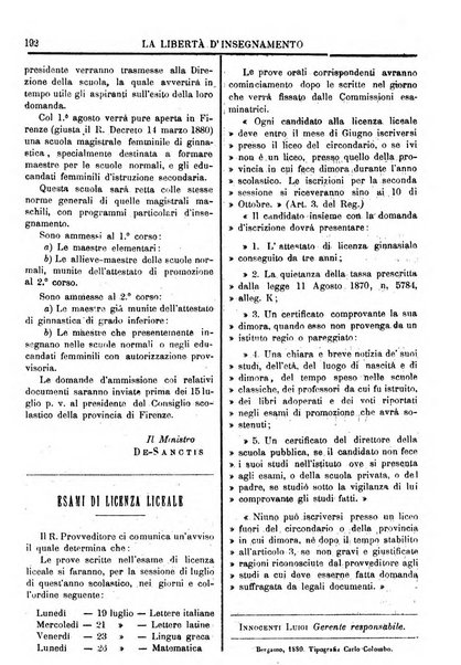 La libertà d'insegnamento periodico settimanale educativo didattico