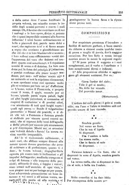 La libertà d'insegnamento periodico settimanale educativo didattico