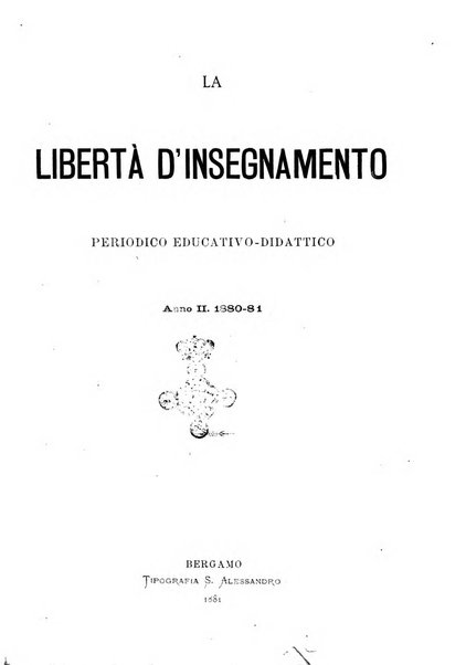 La libertà d'insegnamento periodico settimanale educativo didattico