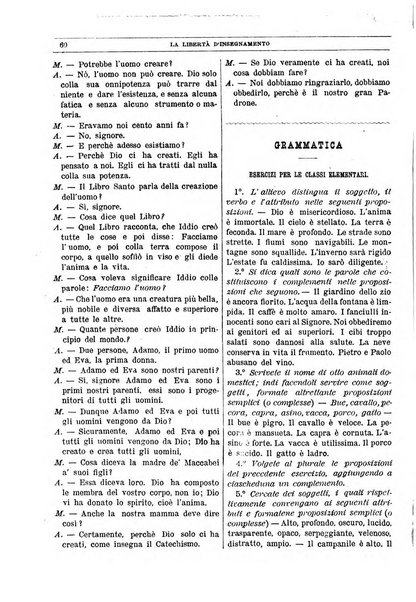 La libertà d'insegnamento periodico settimanale educativo didattico