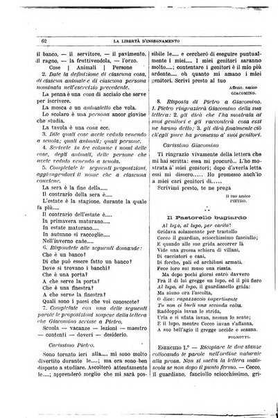 La libertà d'insegnamento periodico settimanale educativo didattico