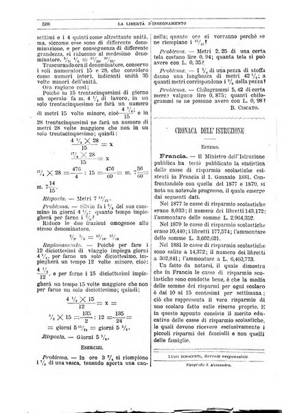 La libertà d'insegnamento periodico settimanale educativo didattico