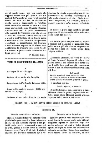 La libertà d'insegnamento periodico settimanale educativo didattico