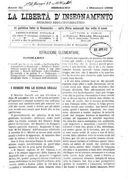 La libertà d'insegnamento periodico settimanale educativo didattico