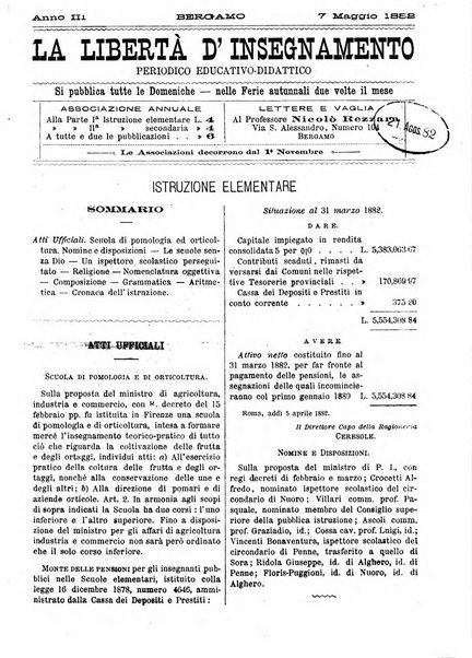 La libertà d'insegnamento periodico settimanale educativo didattico