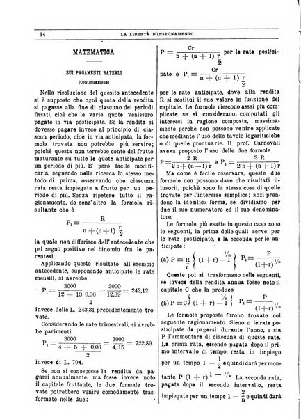 La libertà d'insegnamento periodico settimanale educativo didattico