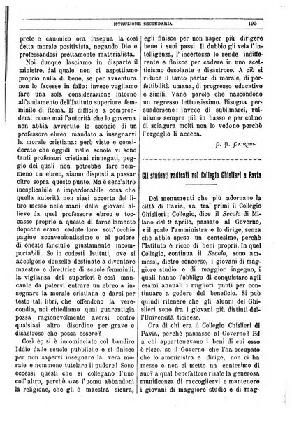 La libertà d'insegnamento periodico settimanale educativo didattico