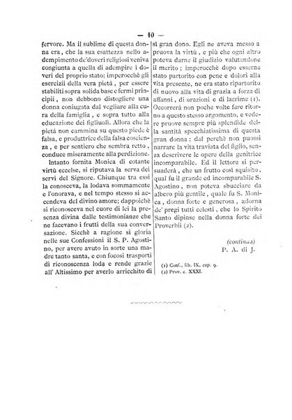 L'eco di s. Agostino, dedicato alle glorie di Maria SS.ma del Buon Consiglio periodico mensile