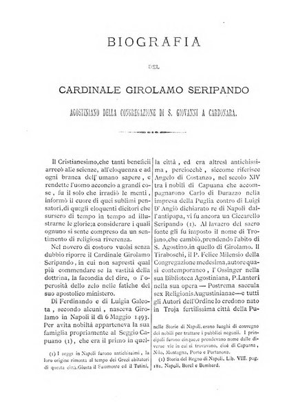 L'eco di s. Agostino, dedicato alle glorie di Maria SS.ma del Buon Consiglio periodico mensile