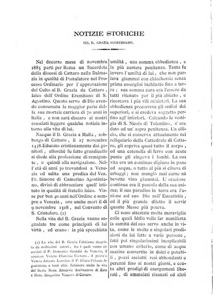 L'eco di s. Agostino, dedicato alle glorie di Maria SS.ma del Buon Consiglio periodico mensile