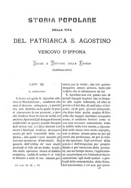 L'eco di s. Agostino, dedicato alle glorie di Maria SS.ma del Buon Consiglio periodico mensile