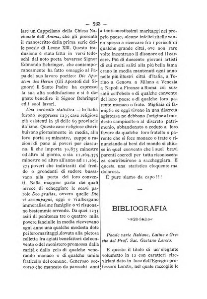 L'eco di s. Agostino, dedicato alle glorie di Maria SS.ma del Buon Consiglio periodico mensile