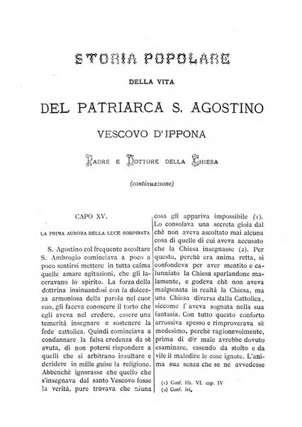 L'eco di s. Agostino, dedicato alle glorie di Maria SS.ma del Buon Consiglio periodico mensile