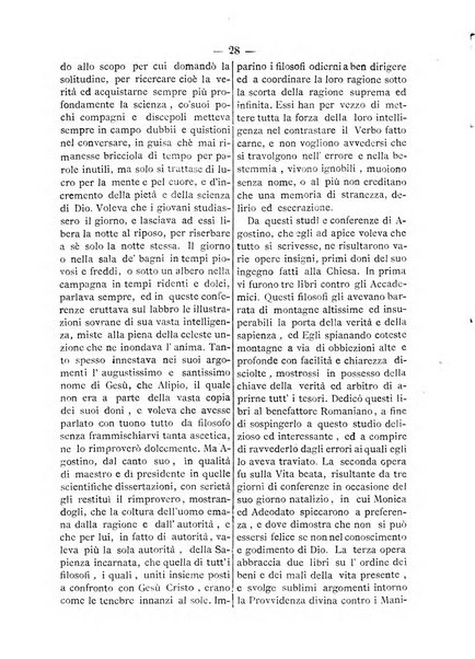 L'eco di s. Agostino, dedicato alle glorie di Maria SS.ma del Buon Consiglio periodico mensile