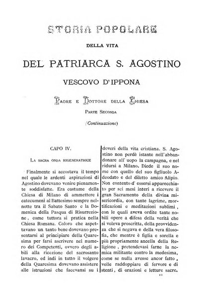 L'eco di s. Agostino, dedicato alle glorie di Maria SS.ma del Buon Consiglio periodico mensile