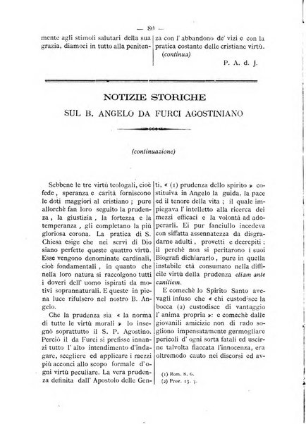 L'eco di s. Agostino, dedicato alle glorie di Maria SS.ma del Buon Consiglio periodico mensile