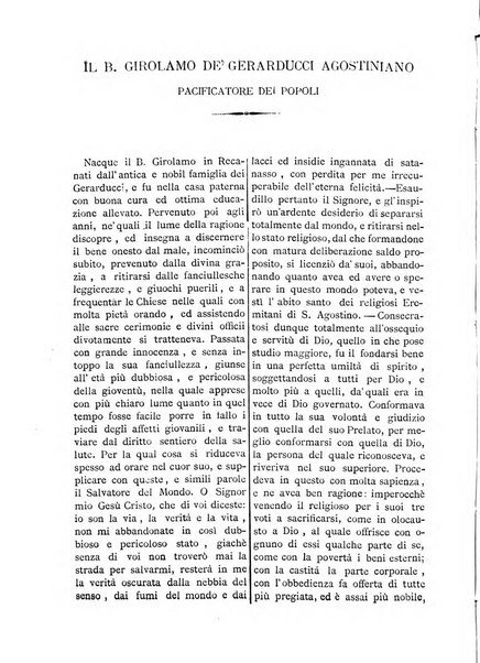 L'eco di s. Agostino, dedicato alle glorie di Maria SS.ma del Buon Consiglio periodico mensile