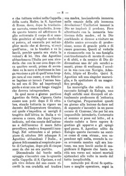 L'eco di s. Agostino, dedicato alle glorie di Maria SS.ma del Buon Consiglio periodico mensile