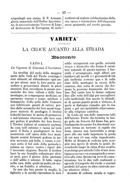 L'eco di s. Agostino, dedicato alle glorie di Maria SS.ma del Buon Consiglio periodico mensile