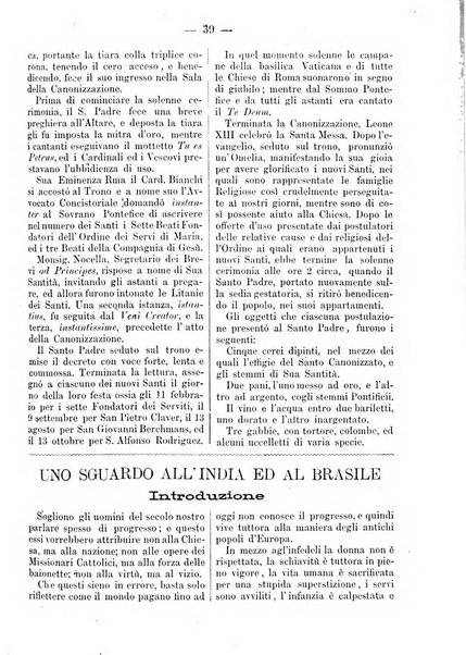 L'eco di s. Agostino, dedicato alle glorie di Maria SS.ma del Buon Consiglio periodico mensile