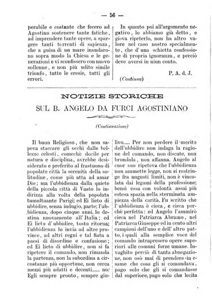 L'eco di s. Agostino, dedicato alle glorie di Maria SS.ma del Buon Consiglio periodico mensile