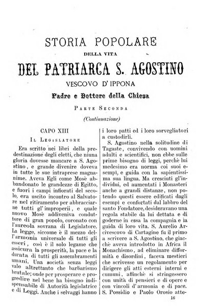 L'eco di s. Agostino, dedicato alle glorie di Maria SS.ma del Buon Consiglio periodico mensile