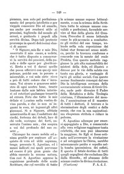 L'eco di s. Agostino, dedicato alle glorie di Maria SS.ma del Buon Consiglio periodico mensile