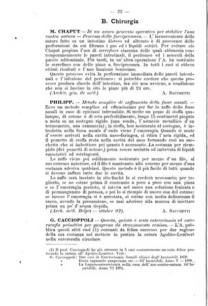 Archivio internazionale delle specialità medico-chirurgiche