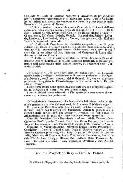 Archivio internazionale delle specialità medico-chirurgiche