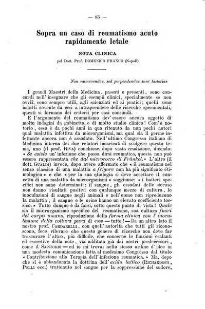 Archivio internazionale delle specialità medico-chirurgiche