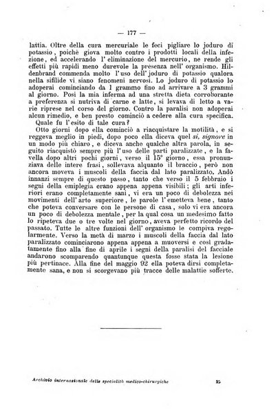 Archivio internazionale delle specialità medico-chirurgiche