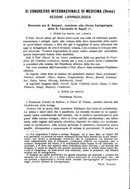 Archivio internazionale delle specialità medico-chirurgiche