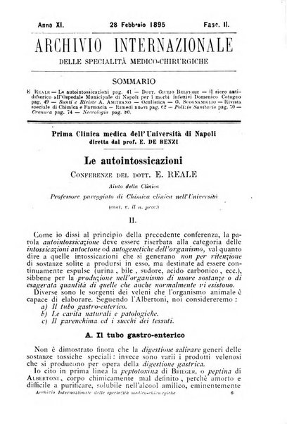 Archivio internazionale delle specialità medico-chirurgiche