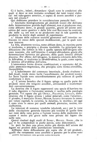 Archivio internazionale delle specialità medico-chirurgiche