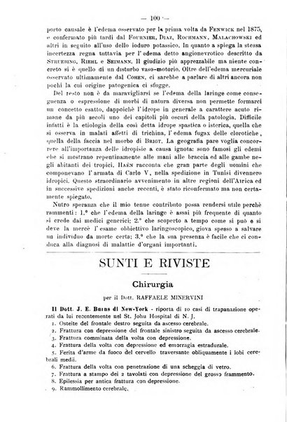 Archivio internazionale delle specialità medico-chirurgiche