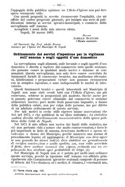 Archivio internazionale delle specialità medico-chirurgiche