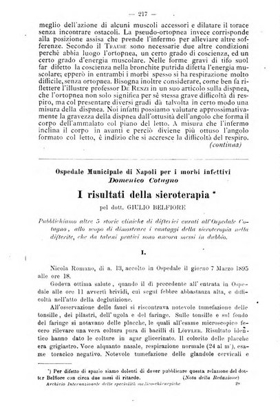 Archivio internazionale delle specialità medico-chirurgiche