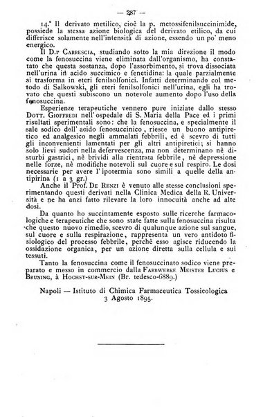 Archivio internazionale delle specialità medico-chirurgiche