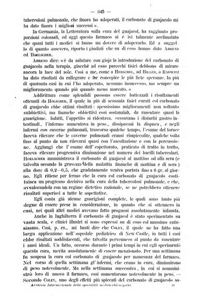 Archivio internazionale delle specialità medico-chirurgiche